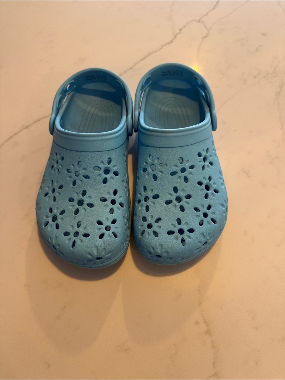 Light blue crocs